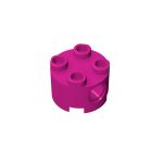 Brick, Round 2 x 2 With Pin Holes #17485