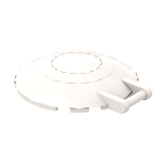 Dish 6 x 6 Inverted With Bar Handle #18675 White 1 KG