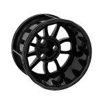 Wheel 62.3 x 42 Technic Racing Large #23800 Black 1000 pieces
