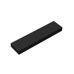Tile 1 x 4 with Groove #2431 Black 1KG