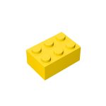 Brick 2 x 3 #3002 Yellow 1KG