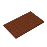 Plate 6 x 10 #3033 Reddish Brown 500 pieces