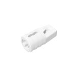 Hinge Cylinder 1 x 2 Locking with 1 Finger and Axle Hole On Ends #30552 White 1/4 KG