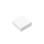Flat Tile 1 x 1 #3070 White 1KG