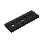 Technic, Plate 2 x 6 with 5 Holes #32001 Black 10 pieces