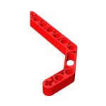 Technic Beam 1 x 11.5 Double Bent Thick #32009 Red 10 pieces