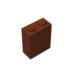 Brick 1 x 2 x 2 #3245 Reddish Brown 10 pieces