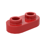 Plate Round 1 x 2 With Two Open Studs #35480 Red 100 pieces