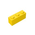Brick 1 x 3 #3622 Yellow 10 pieces
