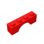 Arch 1 x 4 Brick #3659 Red 10 pieces