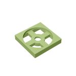 Turntable 2 x 2 Plate, Base #3680 Olive Green 1 KG