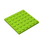 Plate 6 x 6 #3958 Lime 300 pieces