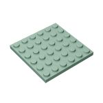 Plate 6 x 6 #3958 Sand Green 300 pieces
