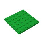 Plate 6 x 6 #3958 Green 300 pieces