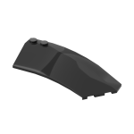 Wedge Curved 8 x 3 x 2 Open Right #41749 