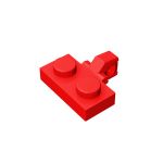 Hinge Plate 1 x 2 Locking With 1 Finger On Side #44567 Red 1/4 KG