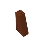 Slope 75 2 x 1 x 3 (Undetermined Stud Type) #4460 Reddish Brown 10 pieces