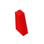 Slope 75 2 x 1 x 3 (Undetermined Stud Type) #4460 Red 300 pieces
