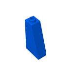 Slope 75 2 x 1 x 3 (Undetermined Stud Type) #4460 Blue 10 pieces