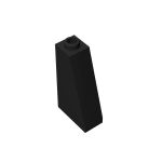 Slope 75 2 x 1 x 3 (Undetermined Stud Type) #4460 Black 10 pieces