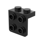 Bracket 1 x 2 - 2 x 2 #44728 Black 100 pieces
