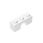 Brick Arch 1 x 3 #4490 White 10 pieces