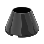 Cone 4 x 4 x 2 Hollow No Studs #4742