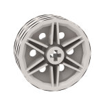 Wheel 30mm D. x 14mm (For Tire 43.2 x 14) #56904 White 1000 pieces