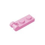 Plate, Modified 1 x 2 With Bar Handle On End - Closed Ends #60478 Bright Pink 1 KG