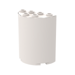Cylinder Half 2 x 4 x 4 #6259