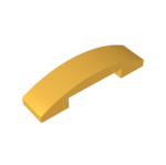 Slope Curved 4 x 1 Double with No Studs #93273 
