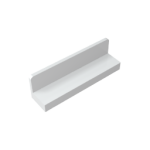 Panel 1 x 4 x 1 with Rounded Corners - Thin Wall #15207 