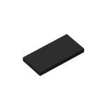 Tile 2 x 4 with Groove #87079 Black 1KG