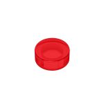 Tile Round 1 x 1 #98138 Trans-Red 1KG