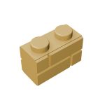 Brick Special 1 x 2 with Masonry Brick Profile #98283 Tan 1000 pieces