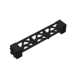 Support 2 x 2 x 10 Girder Triangular Vertical - Type 3 - Axle Hole, 3 Posts #58827