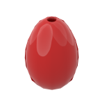 Food Egg with 1.5mm Hole #24946 Red 1 KG