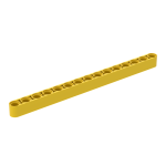 Technic Beam 1 x 15 Thick #32278 Yellow 1000 pieces