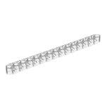 Technic Beam 1 x 15 Thick #32278 Trans-Clear 1000 pieces