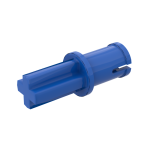 Technic Axle 1L With Pin Without Friction Ridges Lengthwise #3749 Blue 10 pieces