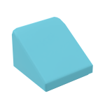 Slope 30 1 x 1 x 2/3 (Cheese Slope) #50746 Medium Azure 1 KG