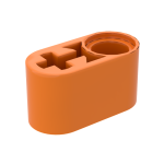 Technic Beam 1 x 2 Thick with Pin Hole and Axle Hole #60483 Orange 1/2 KG