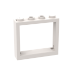 Window 1 x 4 x 3 - No Shutter Tabs #60594 White 10 pieces