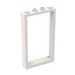 Door Frame 1 x 4 x 6 With 2 Holes On Top And Bottom #60596 White 10 pieces