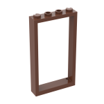 Door Frame 1 x 4 x 6 With 2 Holes On Top And Bottom #60596 Reddish Brown 10 pieces