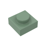 Plate 1 x 1 #3024 Sand Green 10 pieces