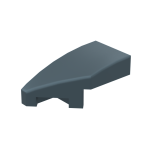 Slope Curved 2 x 1 with Stud Notch Left #29120 