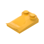 Slope, Curved 3 x 2 x 2/3 With Two Studs, Wing End #47456
