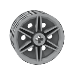 Wheel 30mm D. x 14mm (For Tire 43.2 x 14) #56904 Light Bluish Gray 1000 pieces
