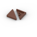 Tile 45 Cut 2 x 2 #35787 Reddish Brown